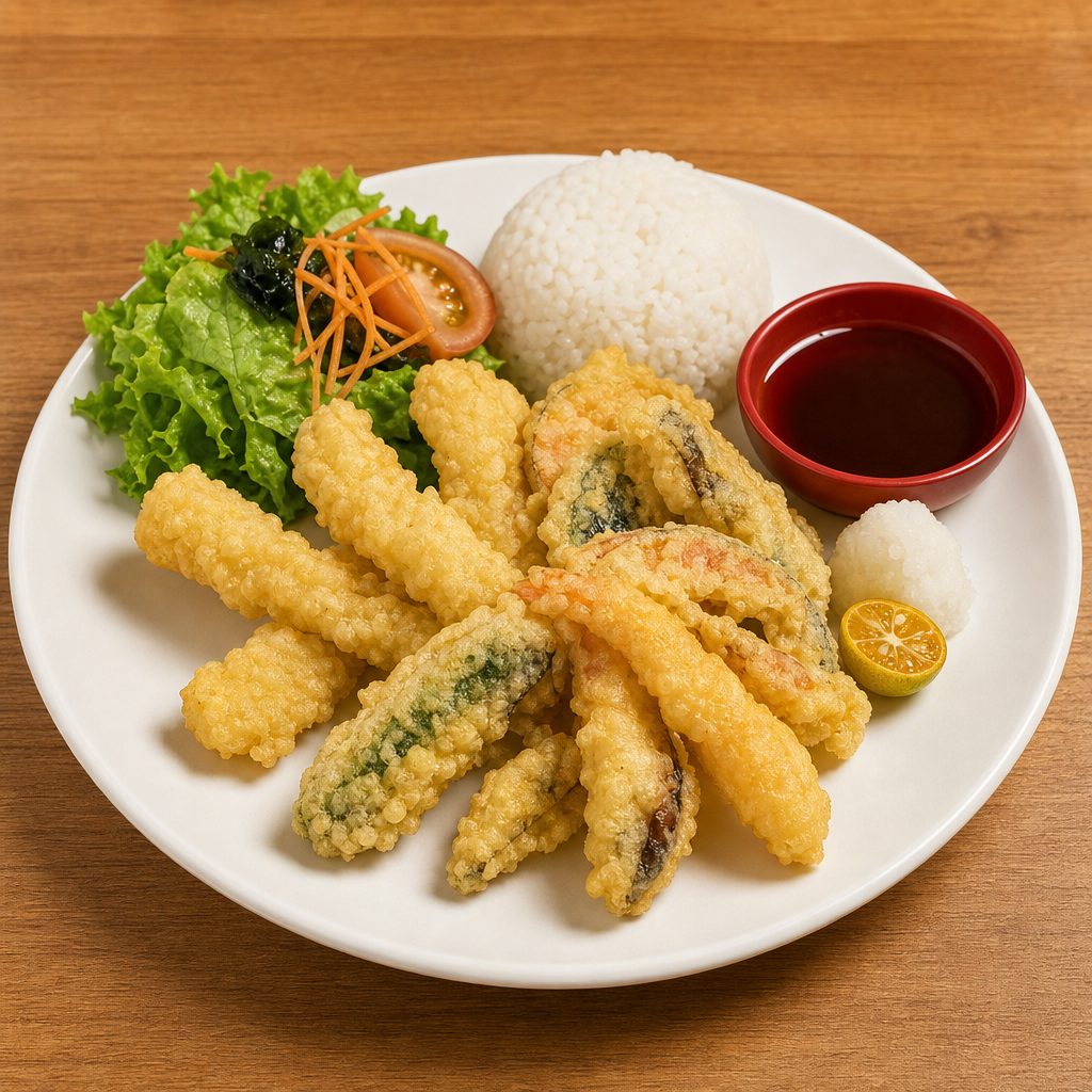 Vegetable Tempura Plate.
