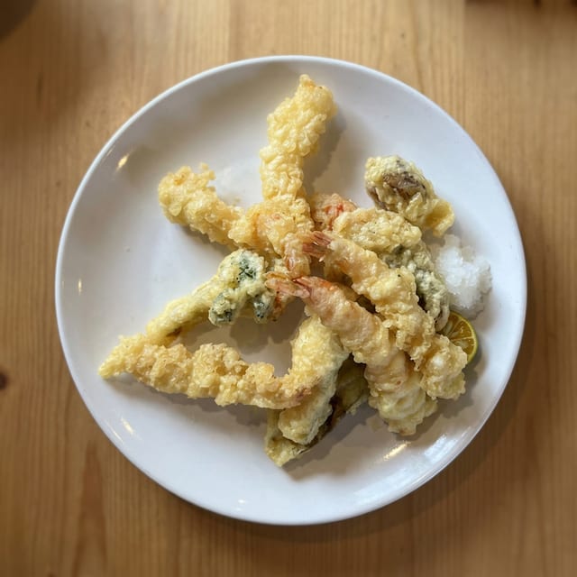 Vegetable Tempura Plate.
