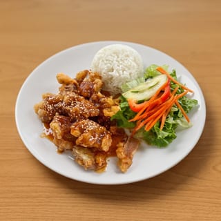 Sesame Chicken Plate