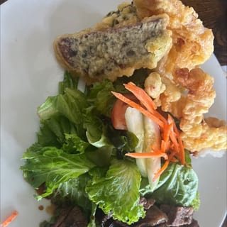 Shrimp & Vegetable Tempura Plate